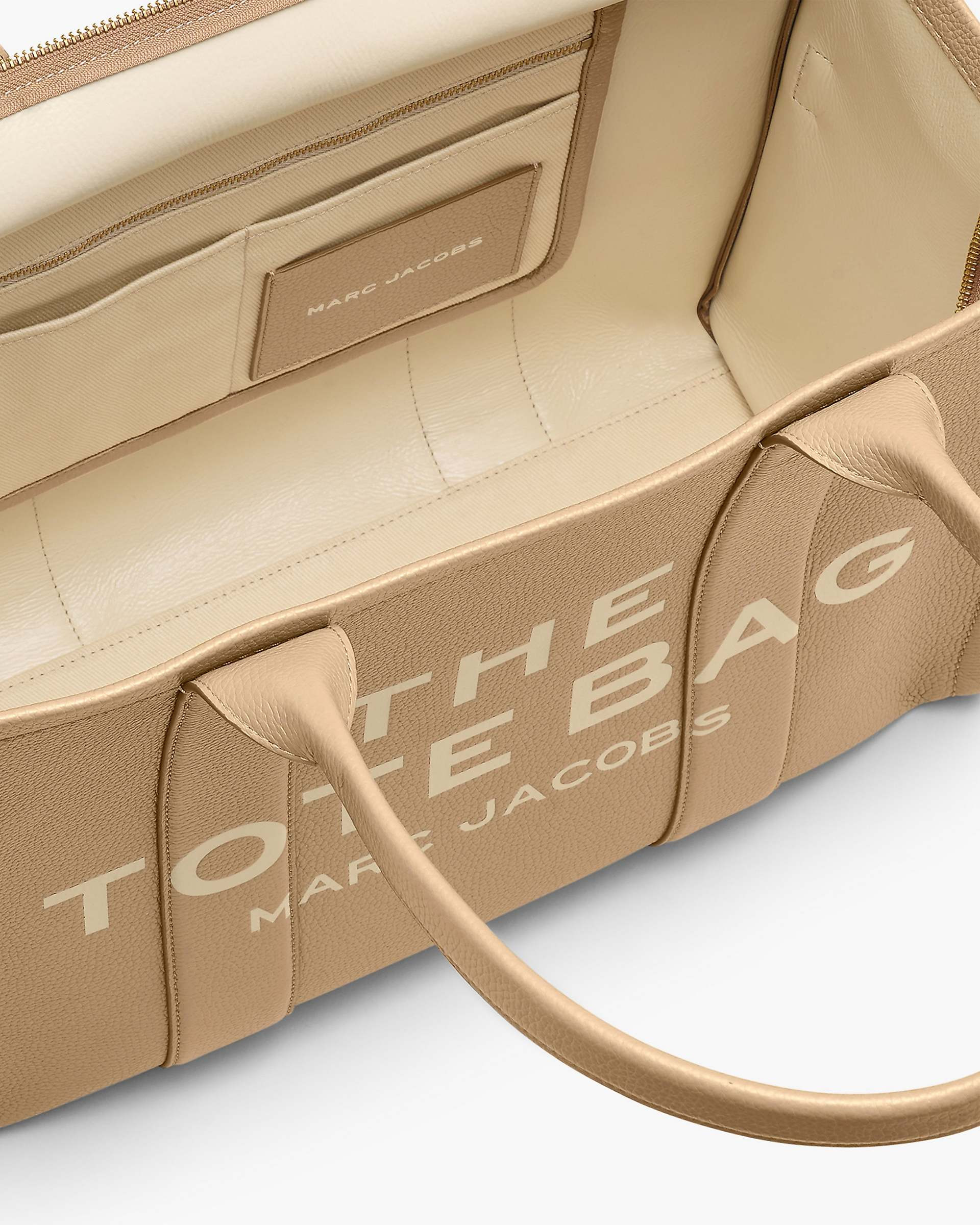 THE LEATHER LARGE TOTE BAG - 7