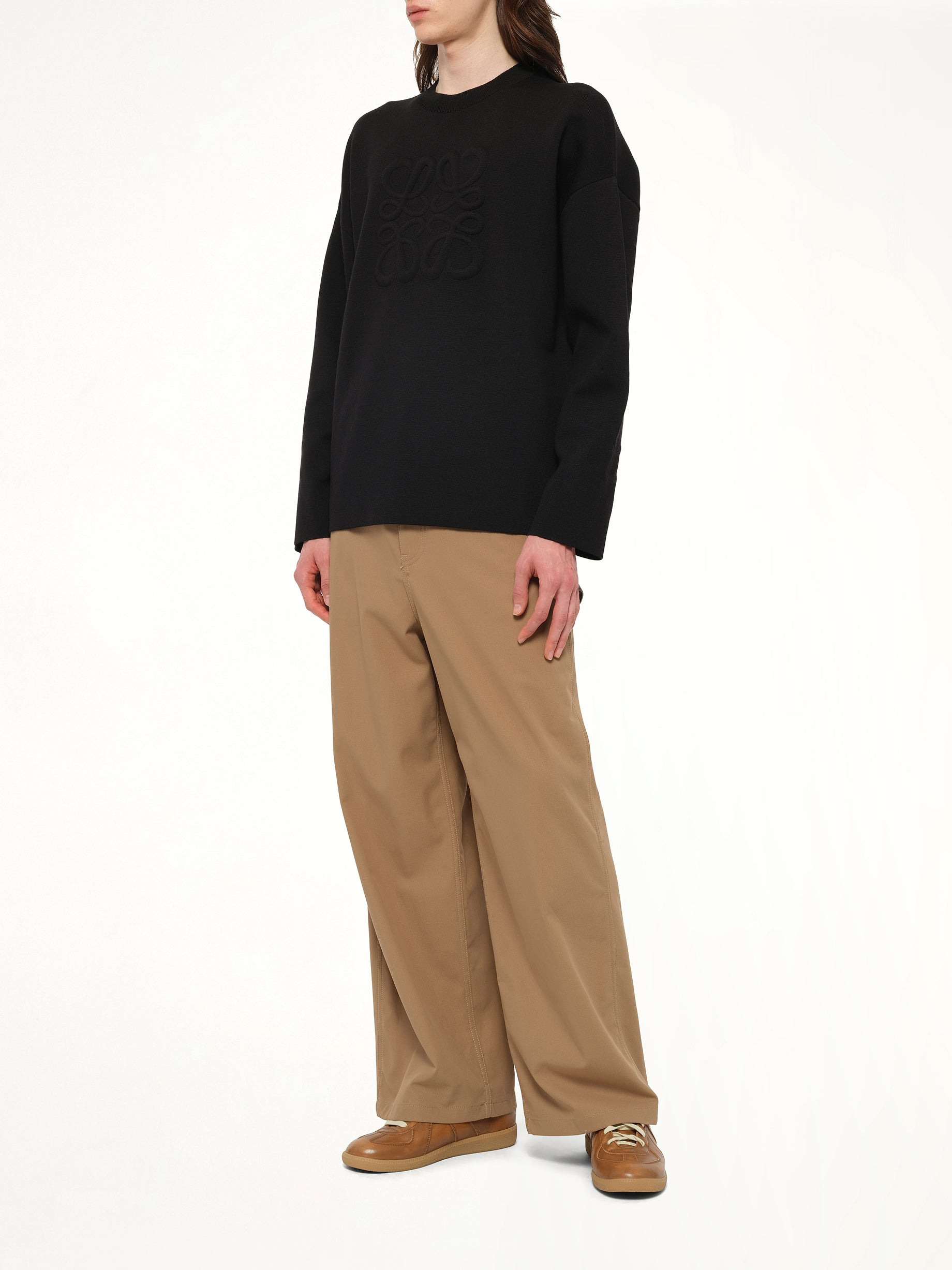 Anagram Sweater in Black - 4