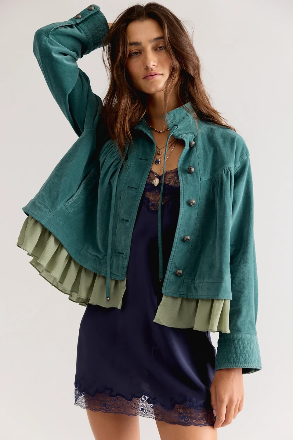 Novina Velvet Jacket - 1
