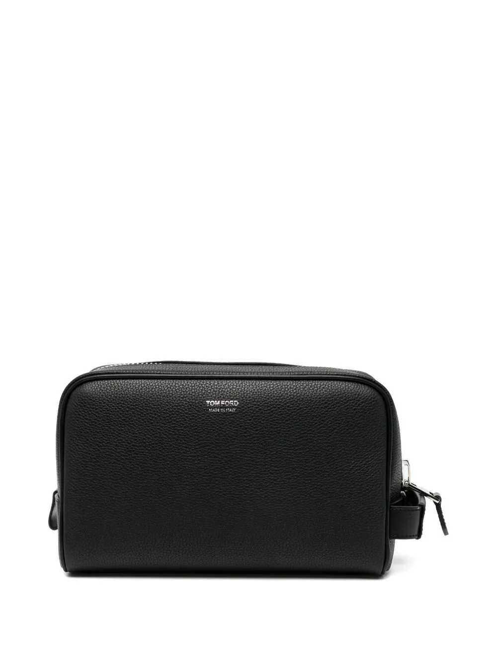 leather wash bag - 1