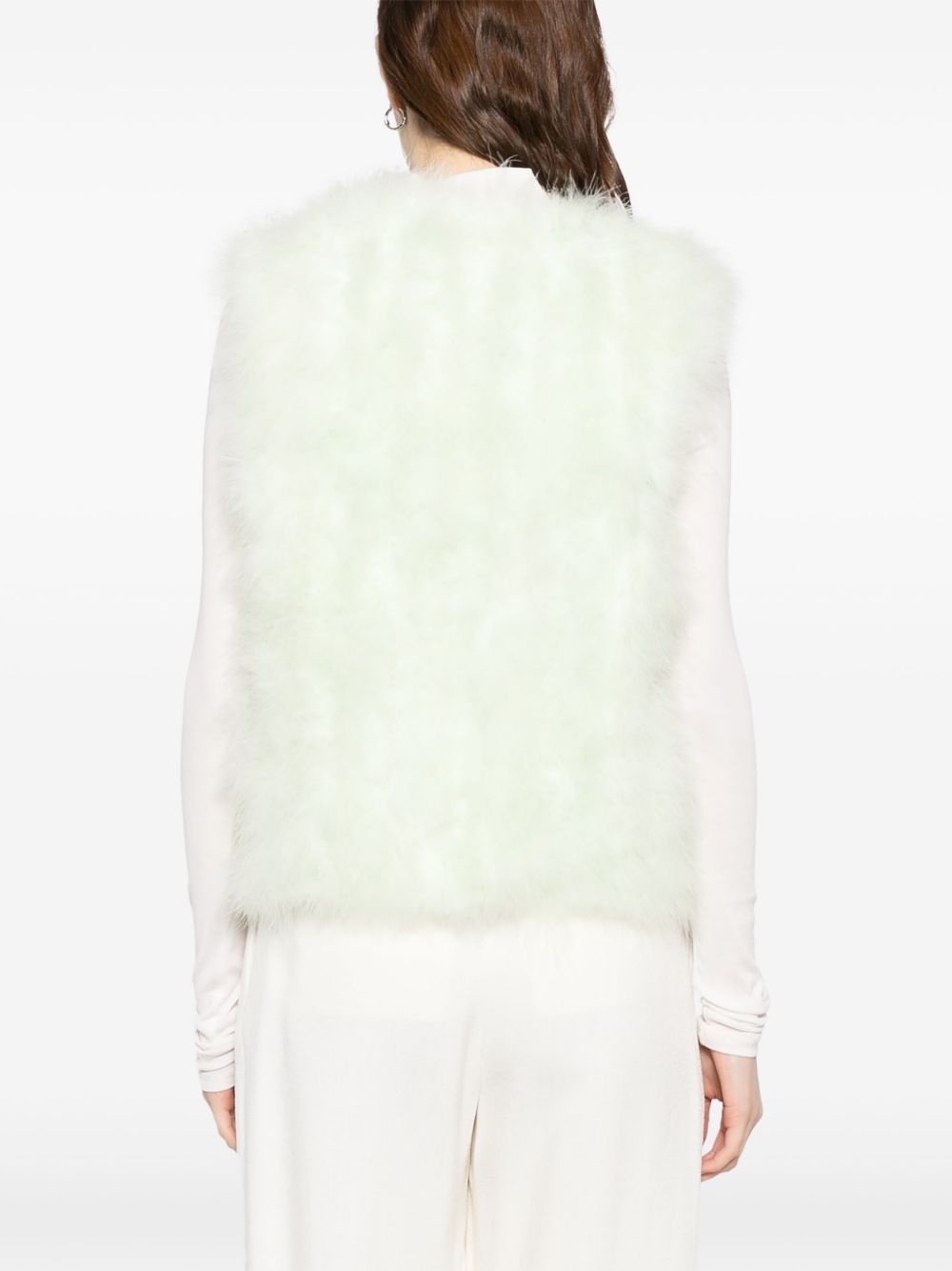 feather silk vest - 4