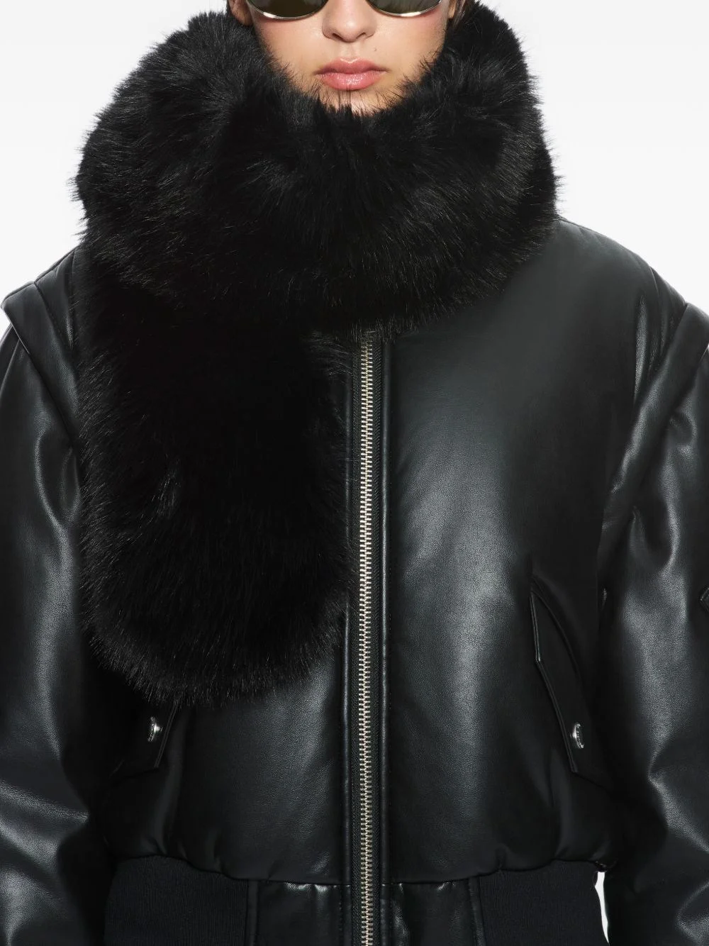 Lone faux fur scarf - 1
