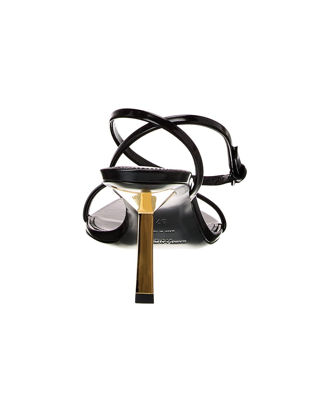 Saint Laurent Lidya 75 Leather Sandal - 3