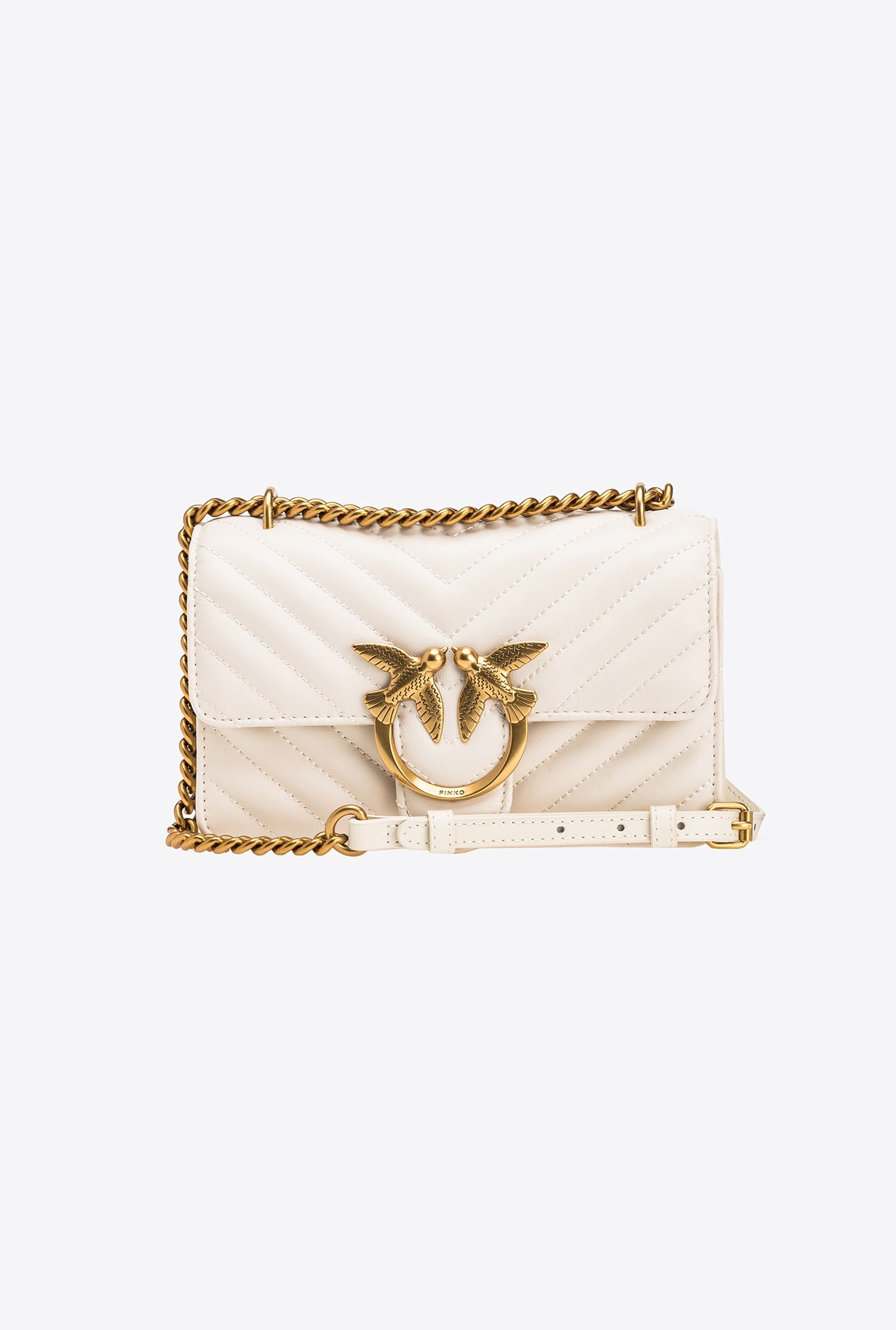 PINKO MINI LOVE BAG ONE CHEVRON | REVERSIBLE