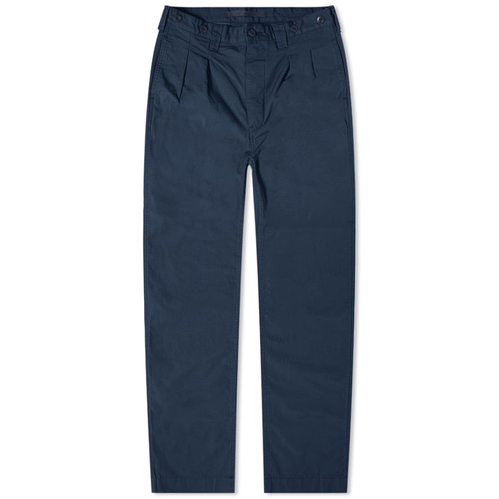 Nigel Cabourn Ripstop Pleated Chino - 1