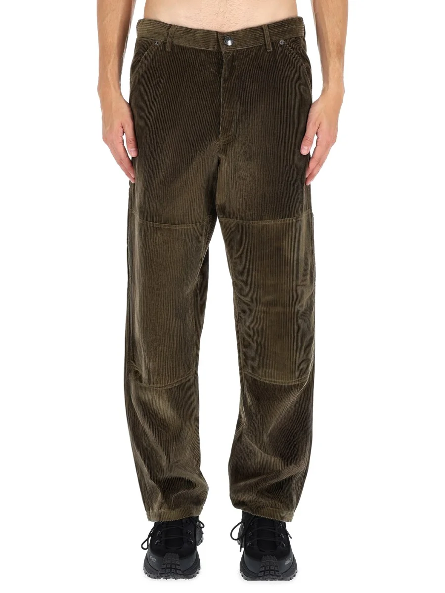 RIBBED COTTON PANTS - 1