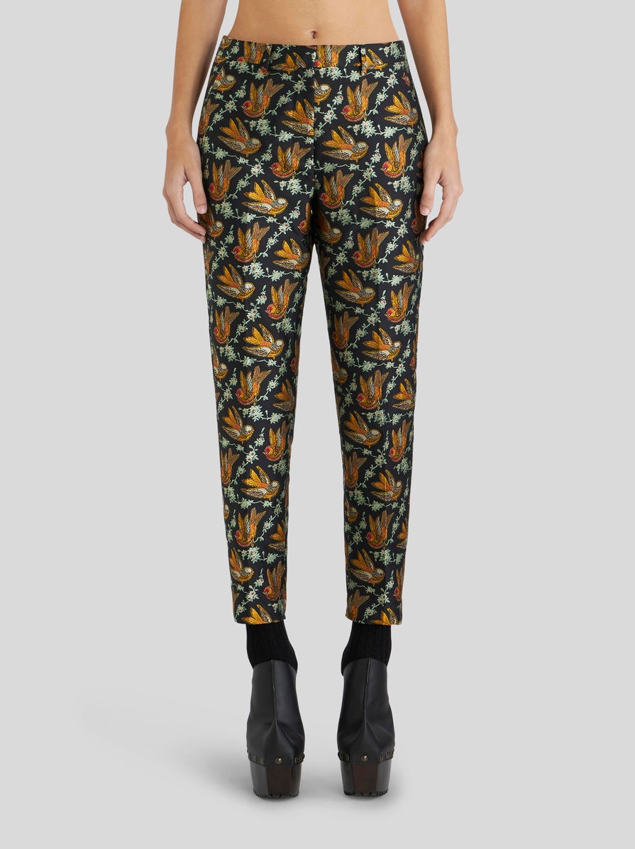 TAILORED JACQUARD TROUSERS - 2