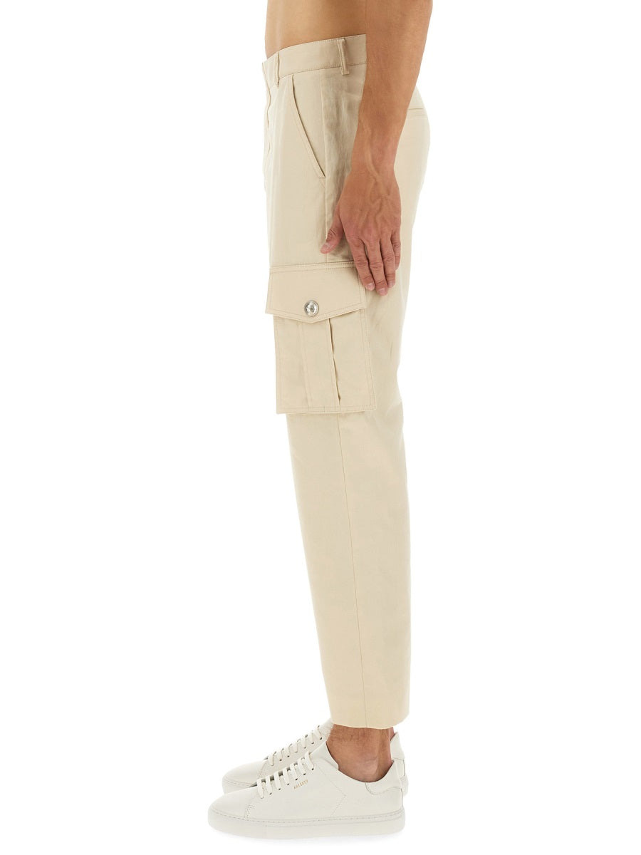 Balmain Men Cotton Cargo Pants - 4