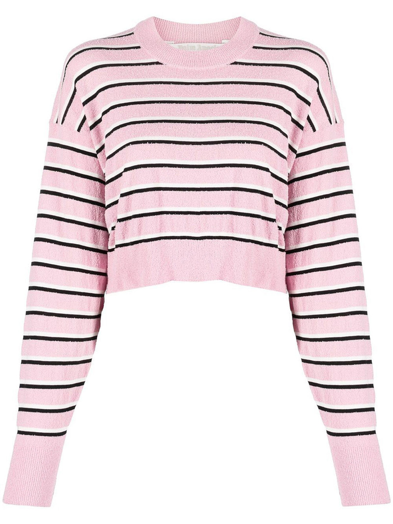 striped cropped jumper 1