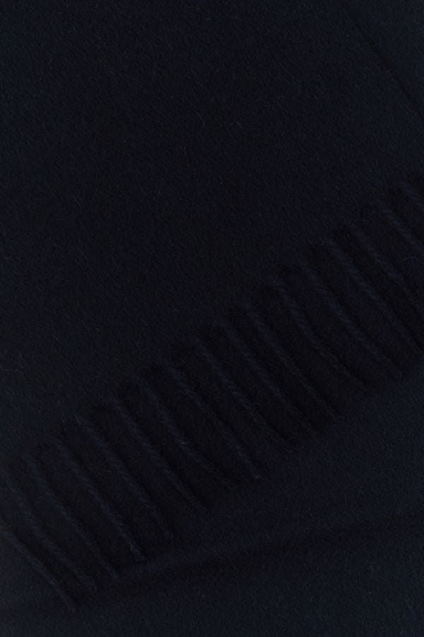Prada Prada Woman Midnight Blue Cashmere Scarf | luosophy