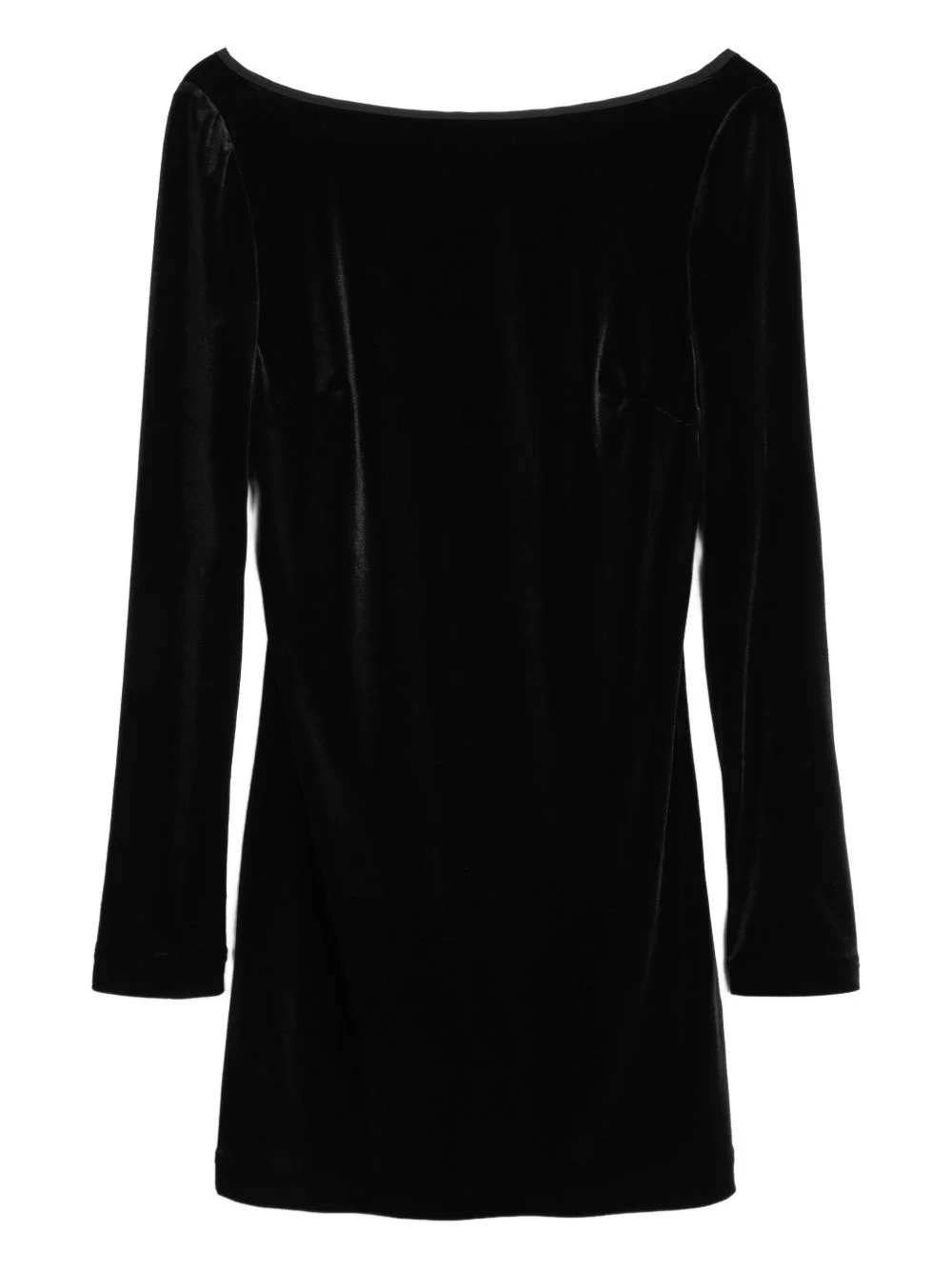Genevieve velvet off-shoulder dress - 1