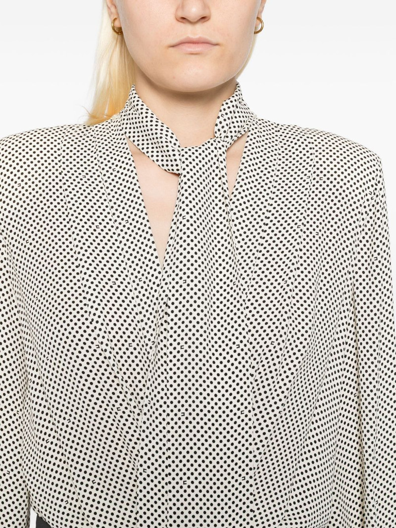 polka-dot top 5