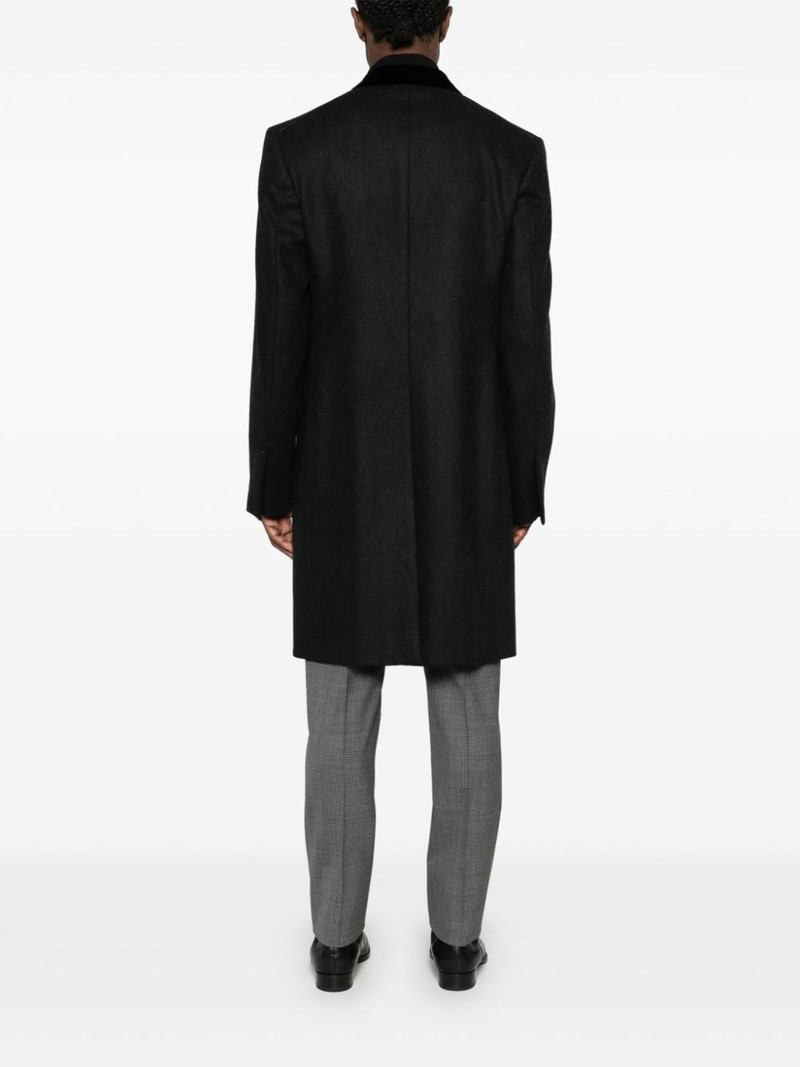 herringbone double-breasted coat 4