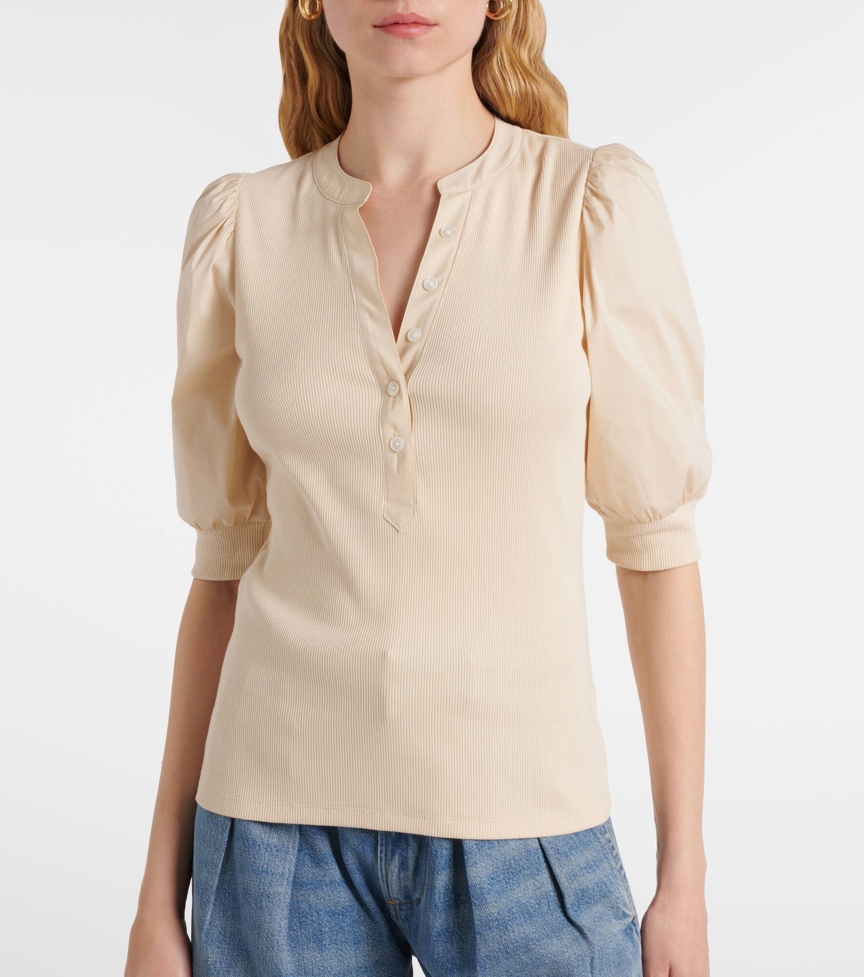 Coralee cotton-blend top - 5