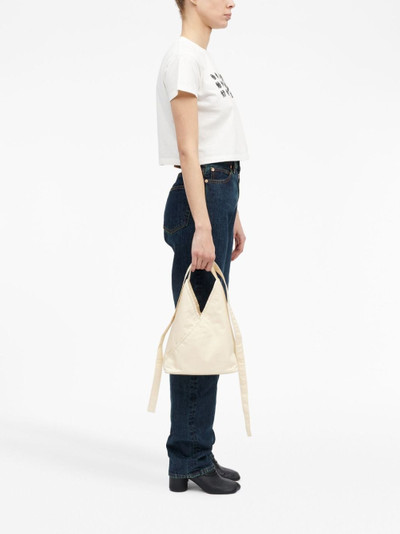 MM6 Maison Margiela knot-detail triangle handbag outlook