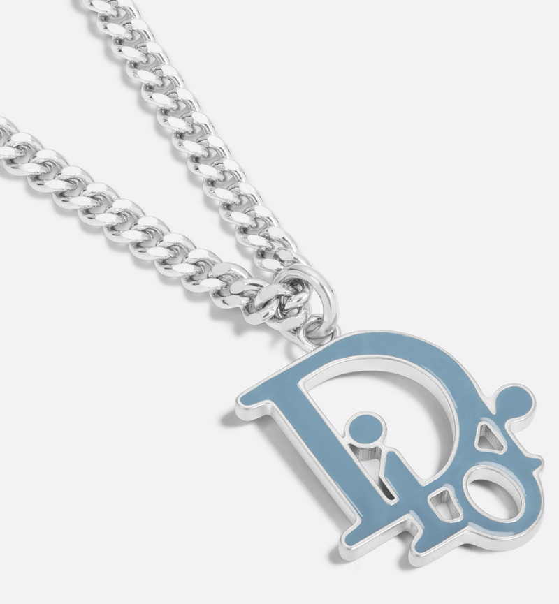 Dior Oblique Pendant Necklace 3