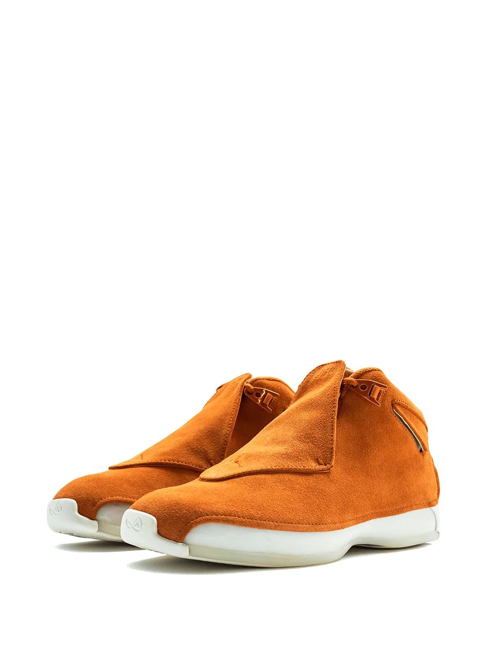 Air Jordan 18 suede pack campfire orange - 2