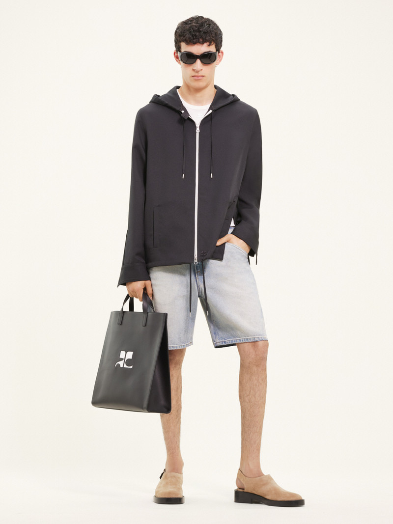 courrèges ZIPPED LIGHT TWILL JACKET outlook