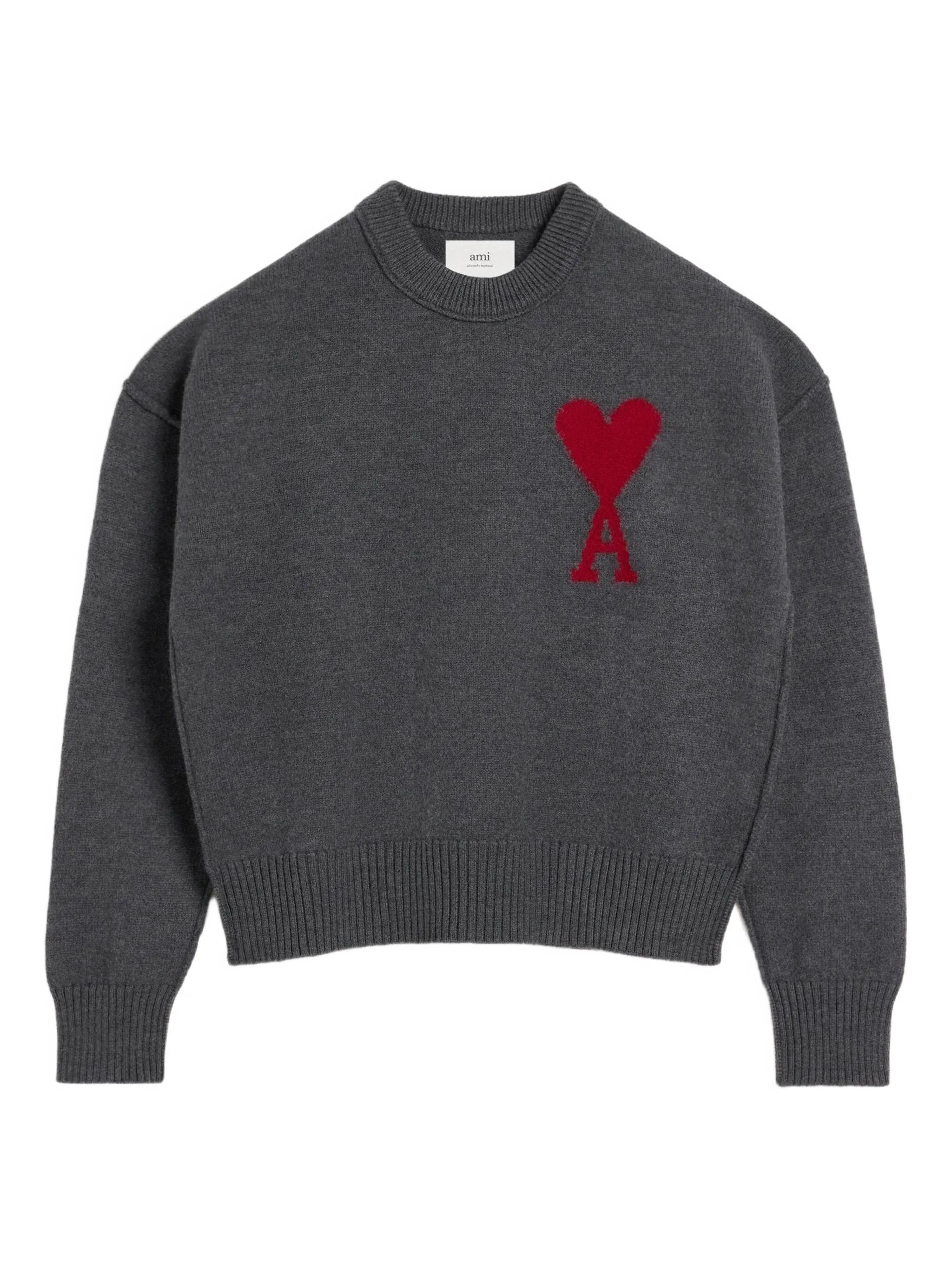 Intarsia-logo Wool Jumper - 1