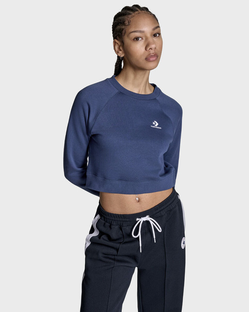 Star Chevron Cropped Crew Neck 1