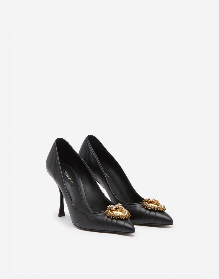 Matelassé nappa leather Devotion pumps - 2