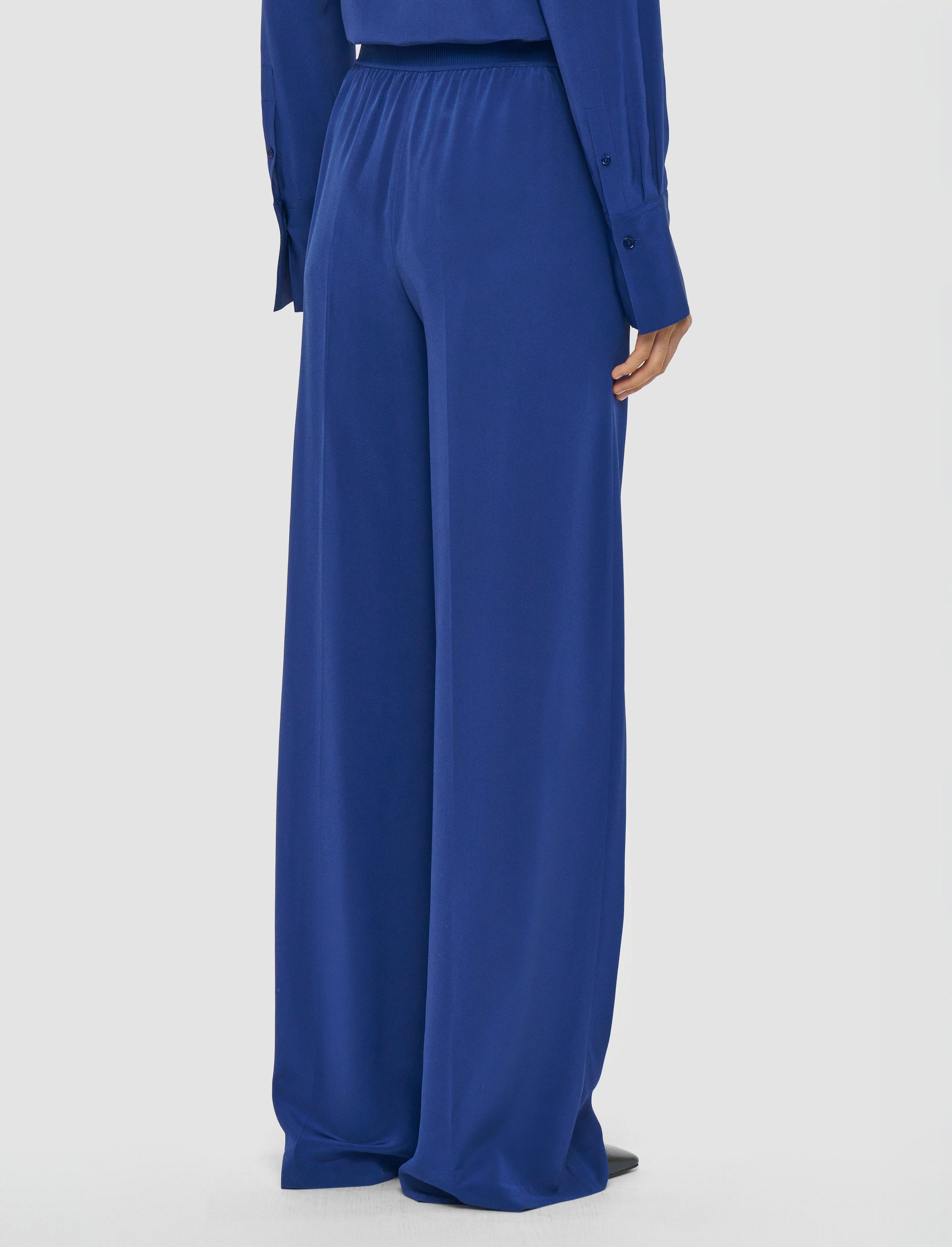 Hulin Crepe de Soie Silk Trousers - 3