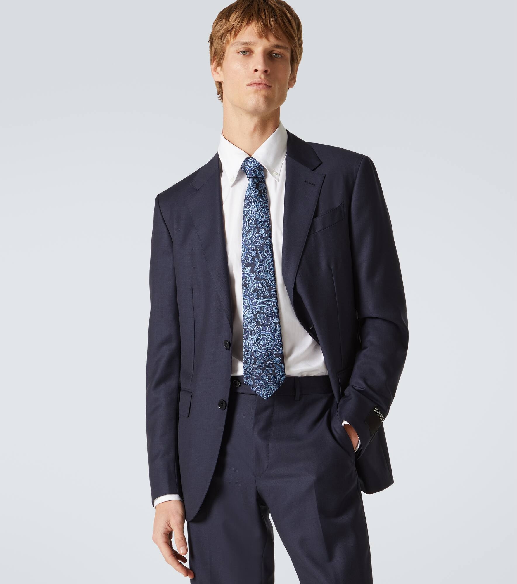 Jacquard silk tie - 3