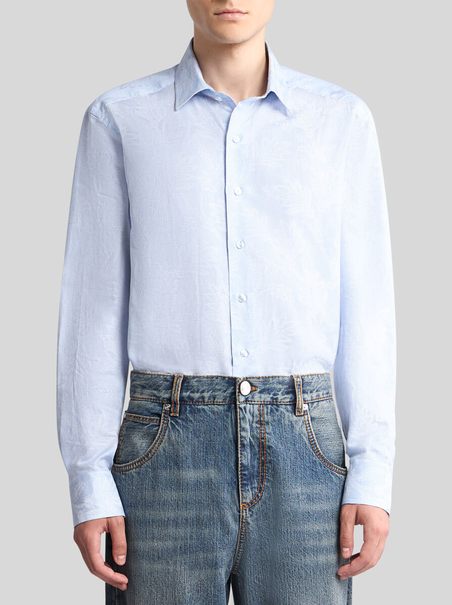 STRIPED JACQUARD SHIRT - 2