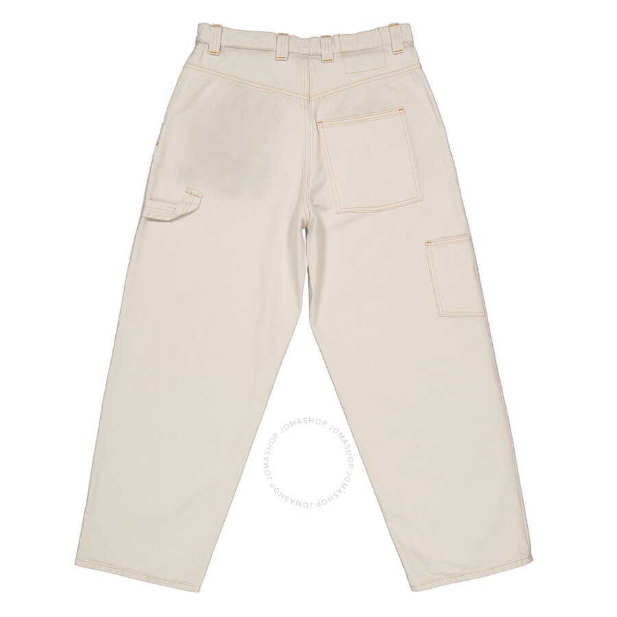 Maison Margiela Ladies Wide-Leg Utilitarian Jeans - 6