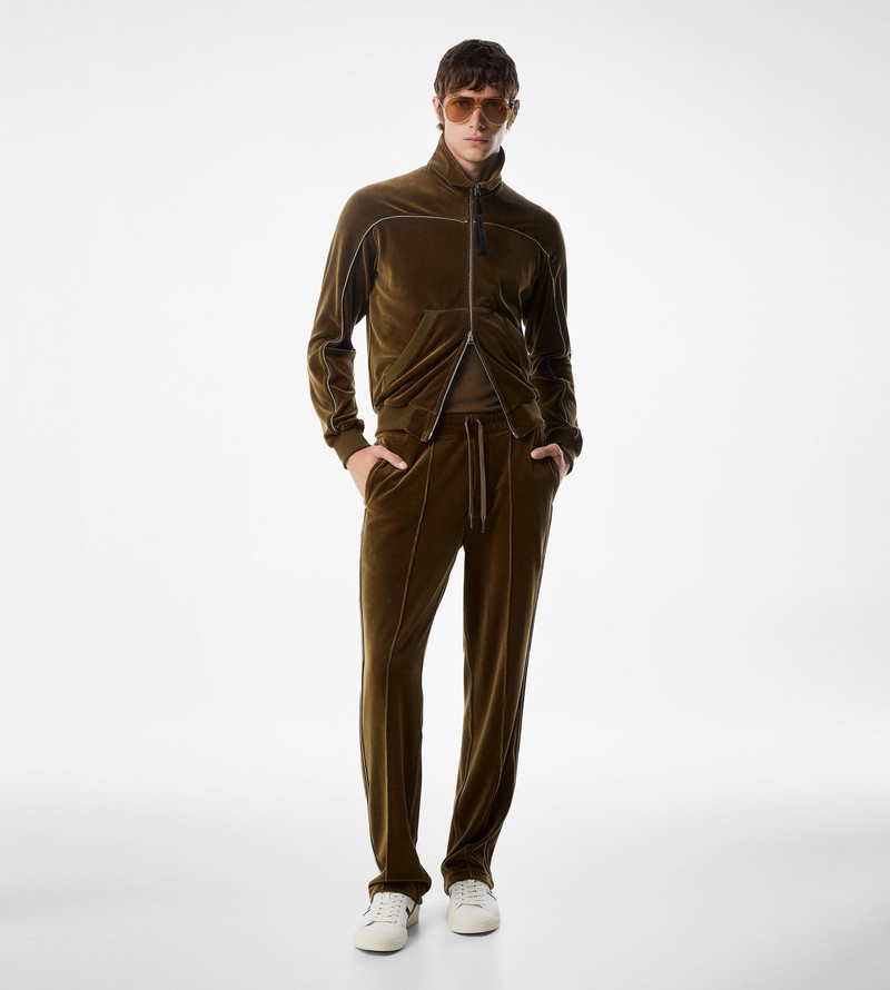 TOM FORD VELOUR ZIP THROUGH outlook