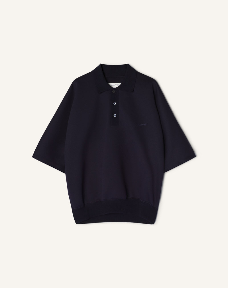 LOOSE-FIT DOUBLE-FACE JERSEY POLO SHIRT 1
