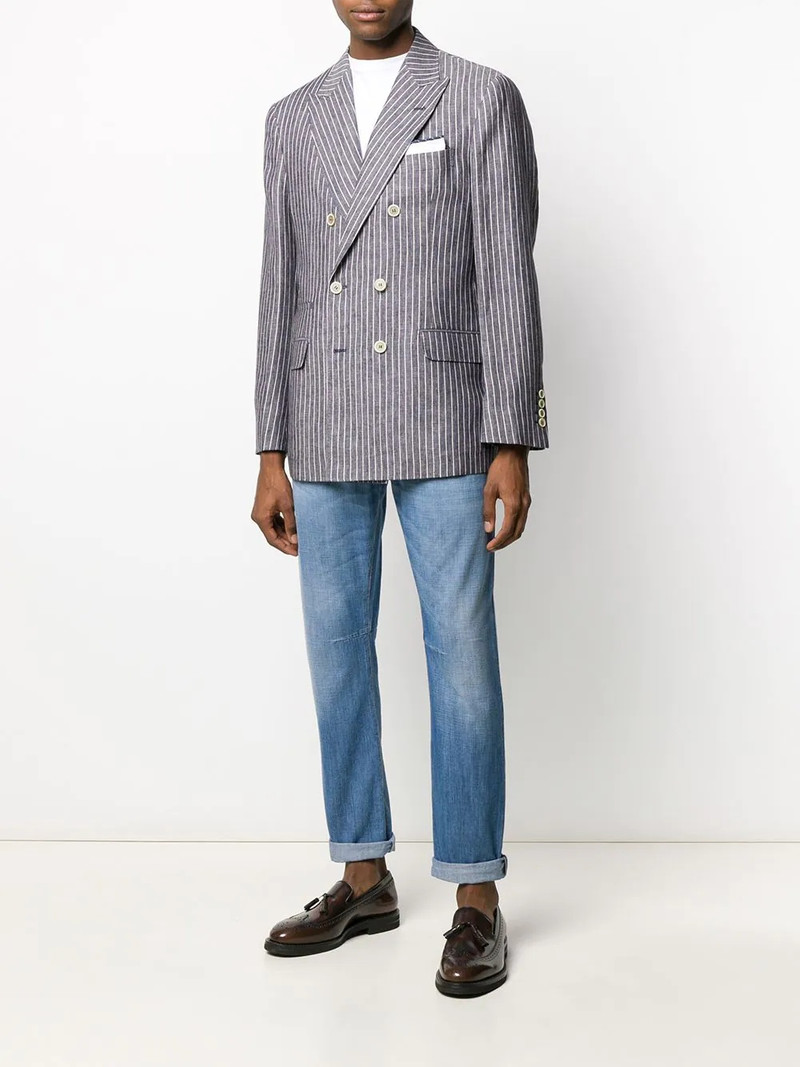 Brunello Cucinelli mid-rise straight jeans outlook