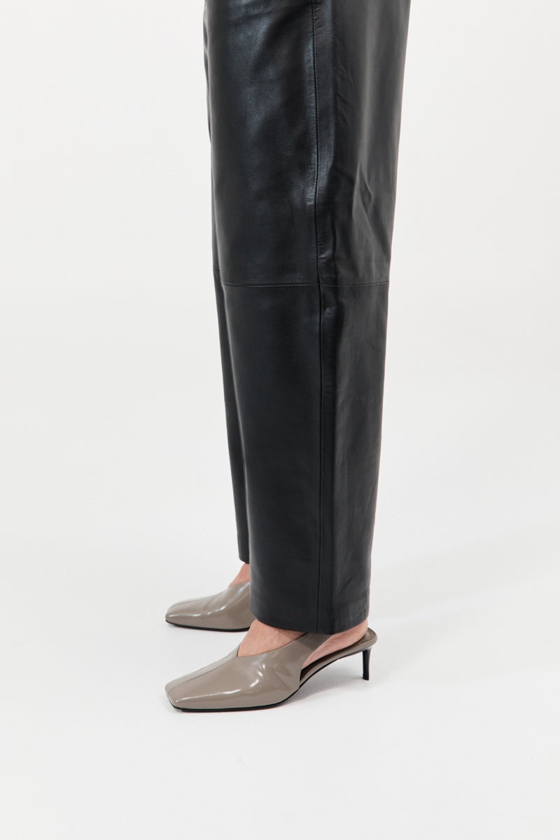 Square Toe Sling Back Heel - Slate - 3