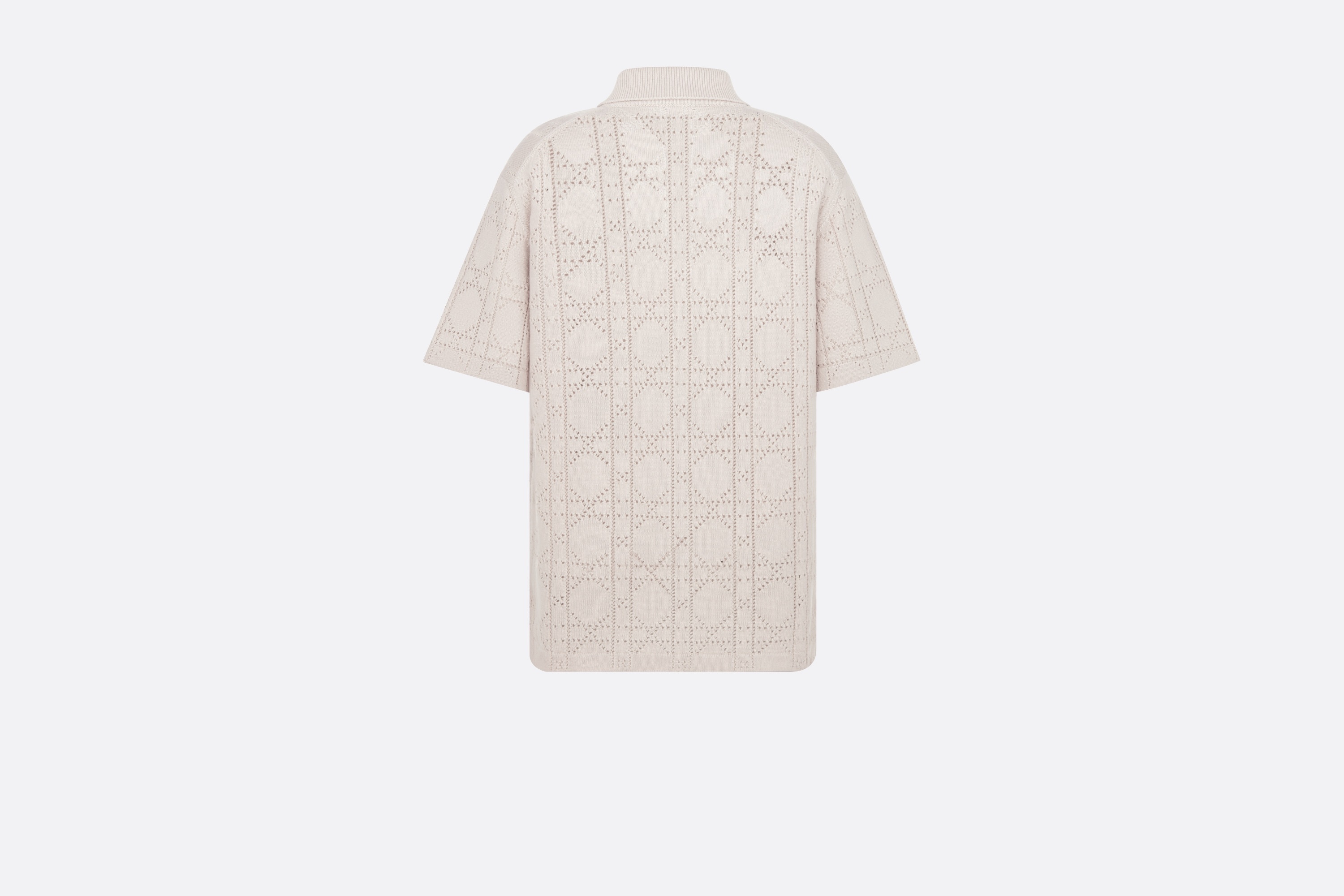 【DIOR】 Short-Sleeved Overshirt コットン オーバーシャツ Kids' Short-Sleeved Overshirt Beige Openwork Cotton and