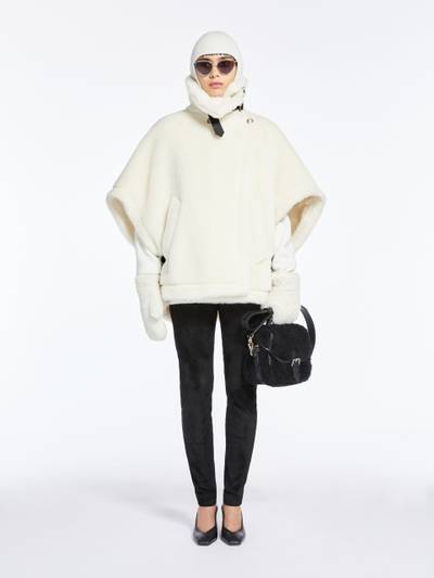 Max Mara AGI1 Alpaca and wool cape outlook