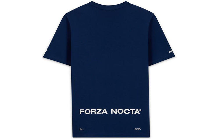 Nike x Drake NOCTA Cardinal Stock Logo Short Sleeve Men's Blue DJ5951-492 - 2