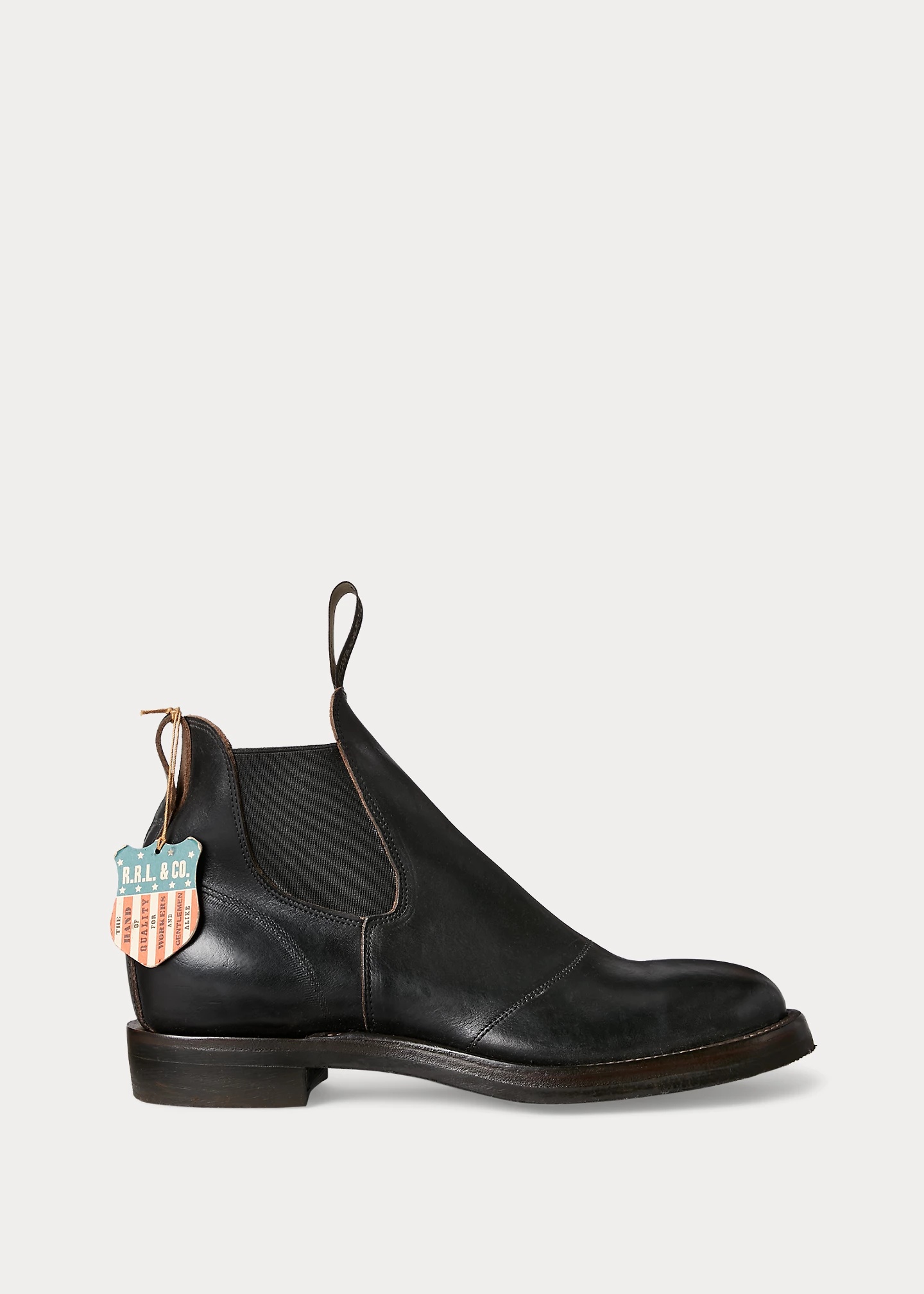 Hand-Burnished Leather Chelsea Boot - 1