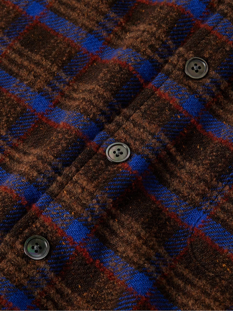 Above Checked Bouclé Shirt 5