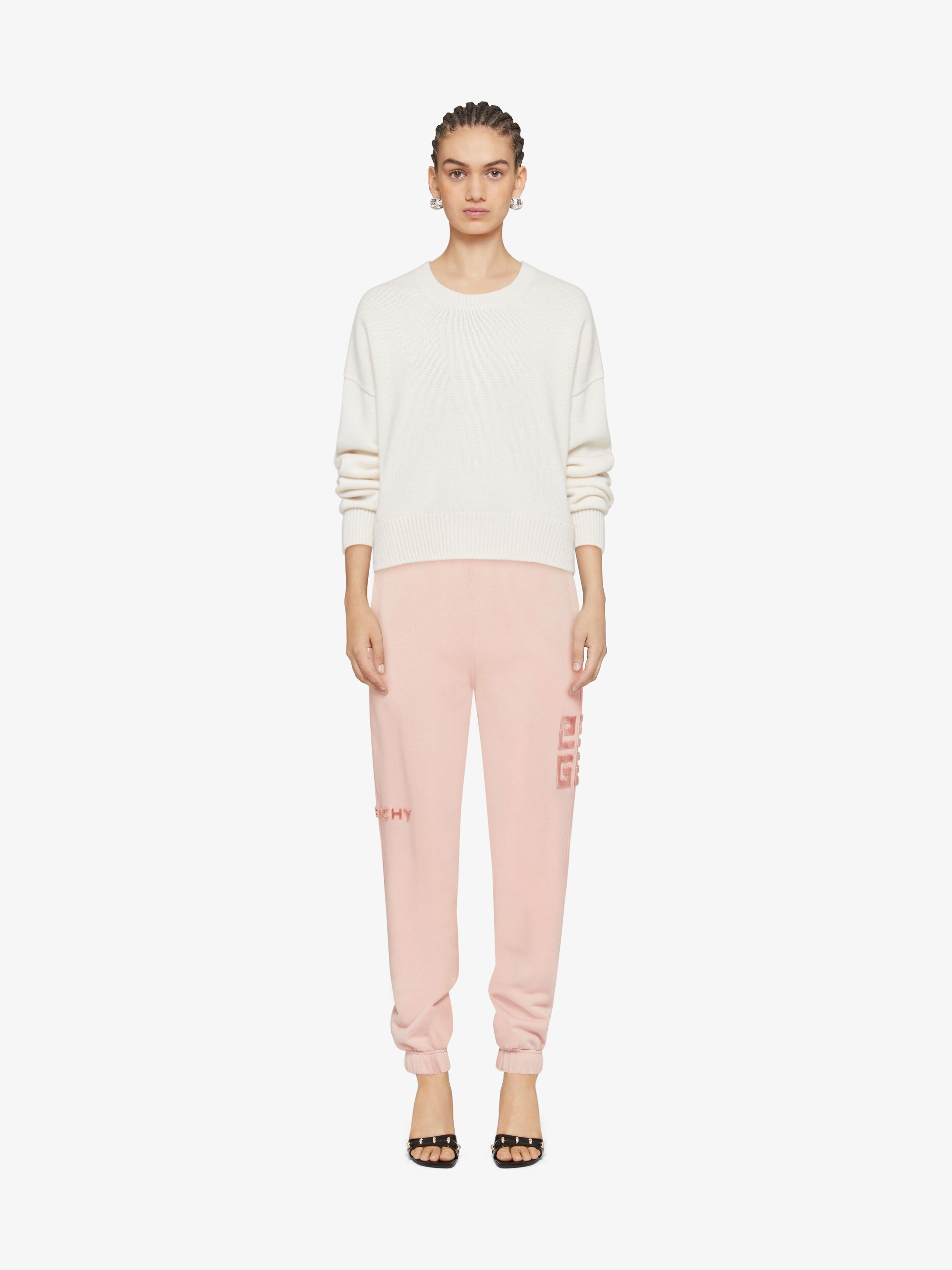 GIVENCHY 4G SLIM FIT JOGGER PANTS IN TUFTED FLEECE - 2