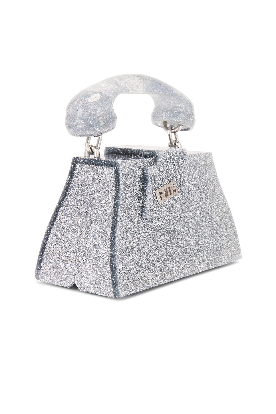 【GCDS】Call Me Comma Bling Baby Bag 透明ミニバッグ 関送込 Call Me Comma Glitter Baby Bag Gold | GCDS Official Website