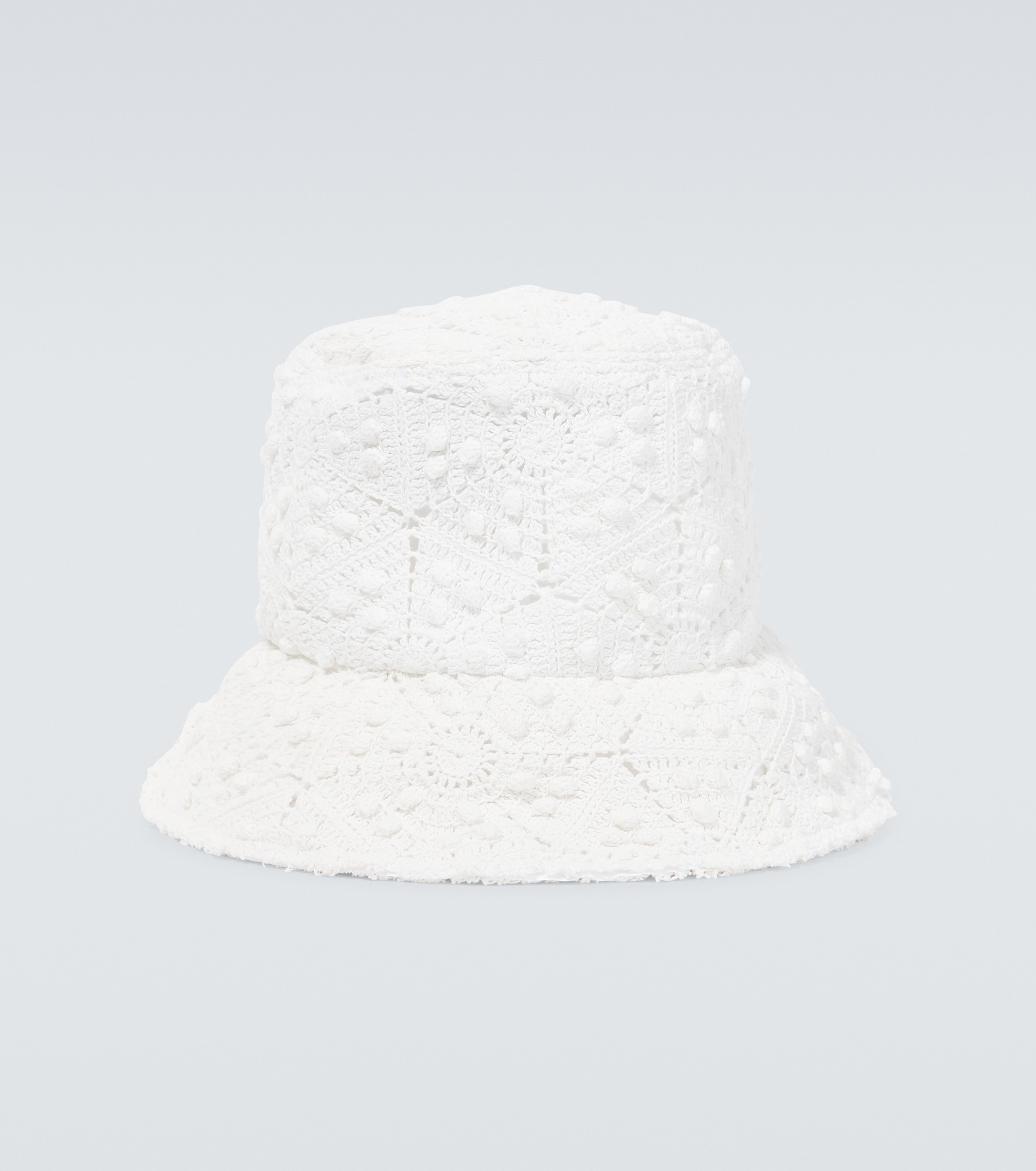 White Crochet Hat - 1