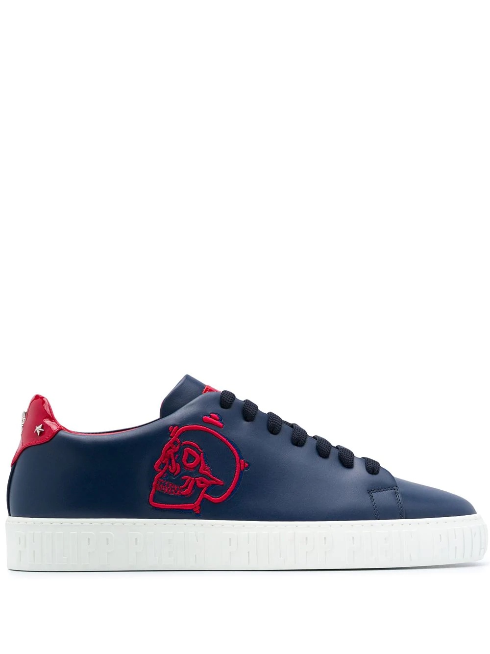 skull-patch low-top trainers  - 1