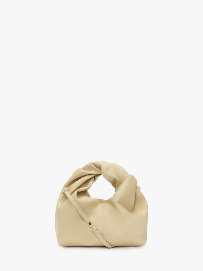 MINI TWISTER HOBO WITH STRAP - LEATHER CROSSBODY BAG 1