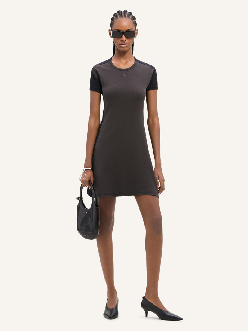 courrèges CONTRAST FRAME MINI DRESS outlook