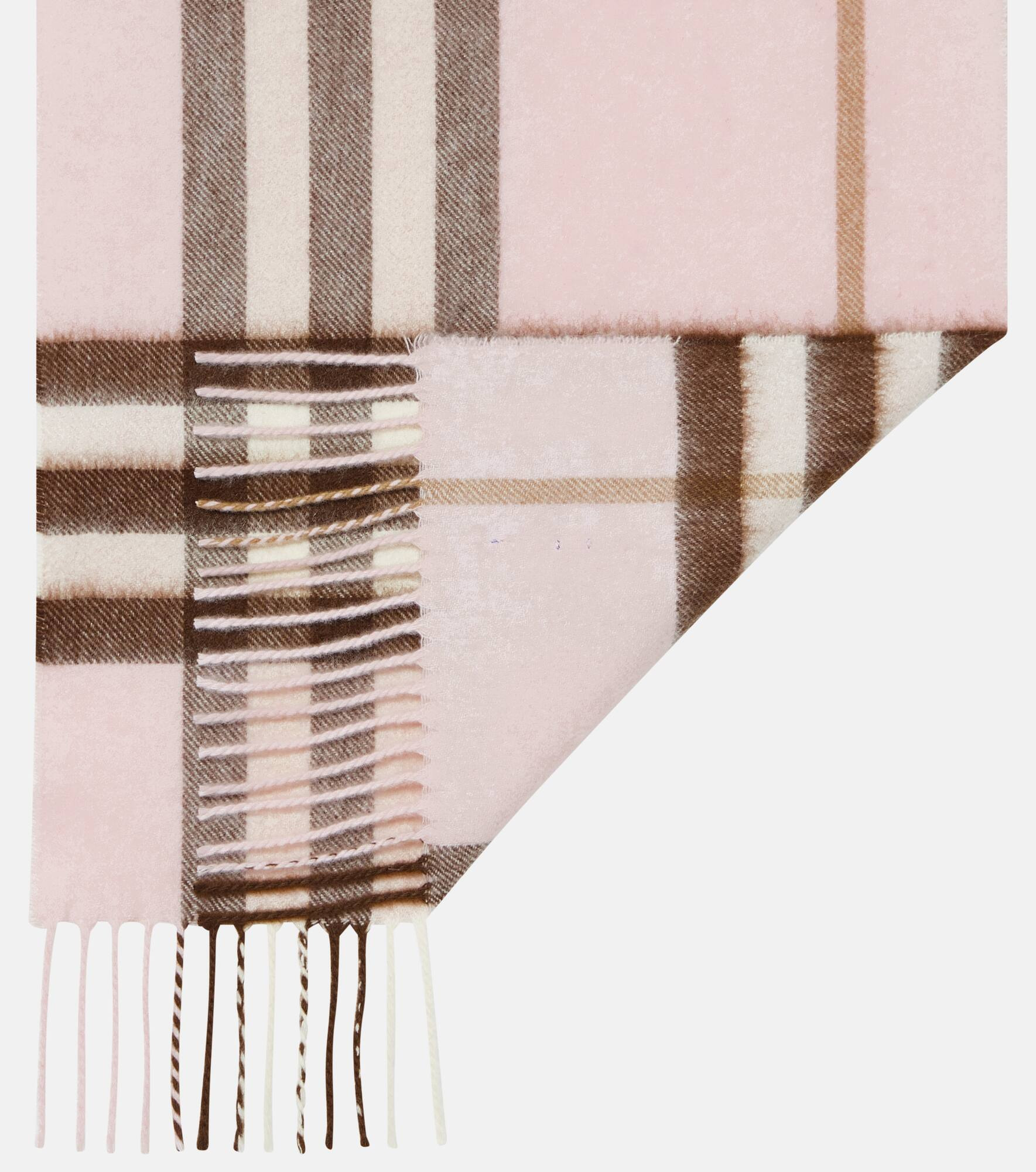 Giant Check cashmere scarf - 5
