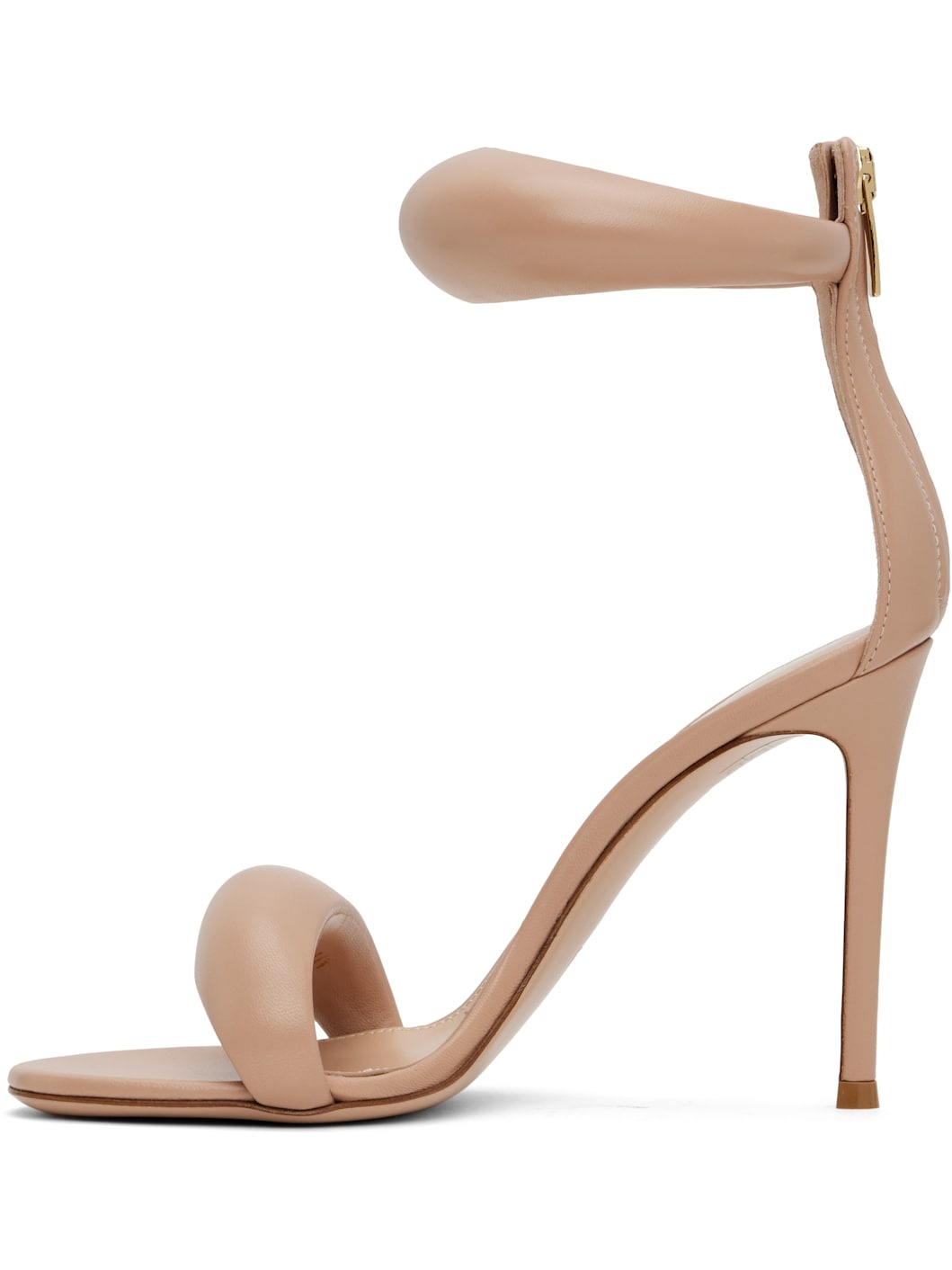 Beige Bijoux Heeled Sandals - 3