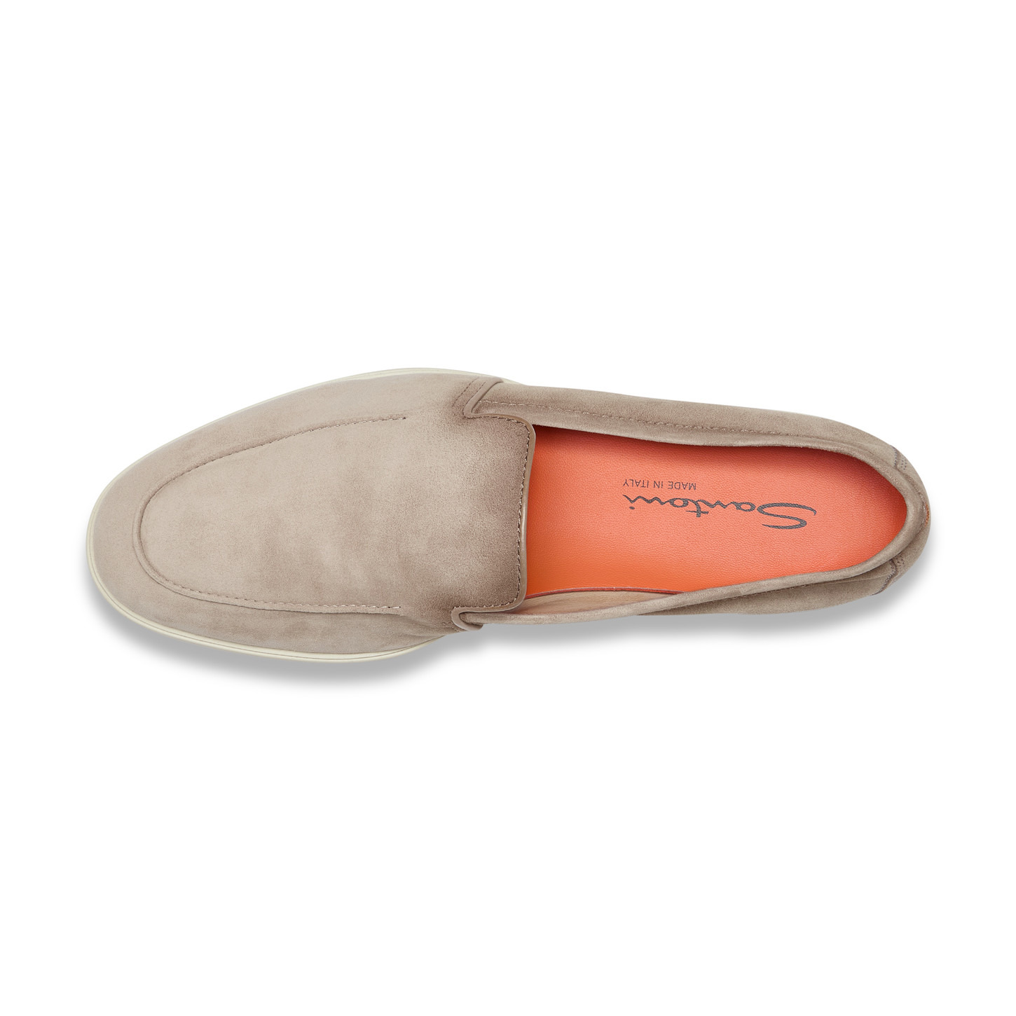 Men's beige suede loafer - 5
