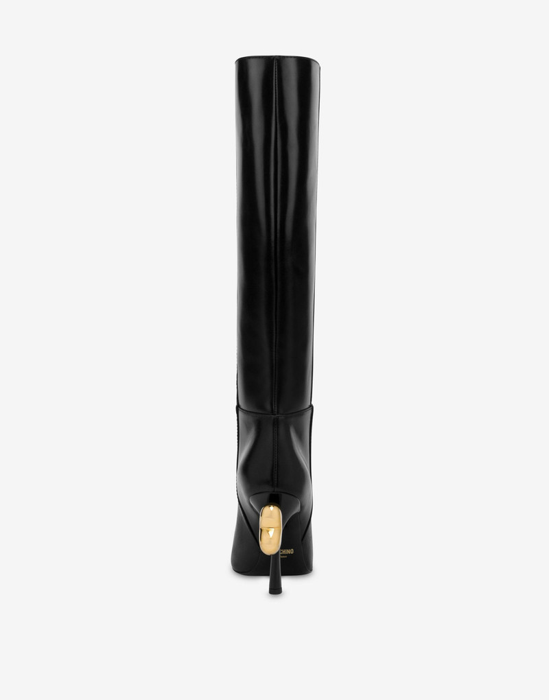 Moschino SWEET HEART CALFSKIN BOOTS outlook