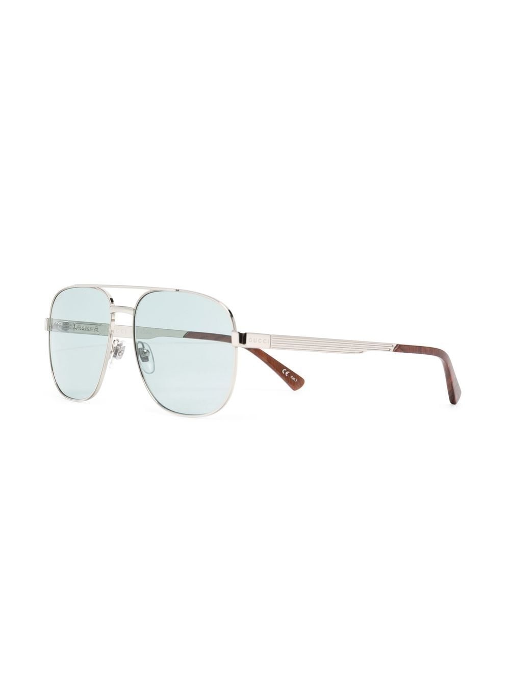 pilot-frame tinted sunglasses - 2