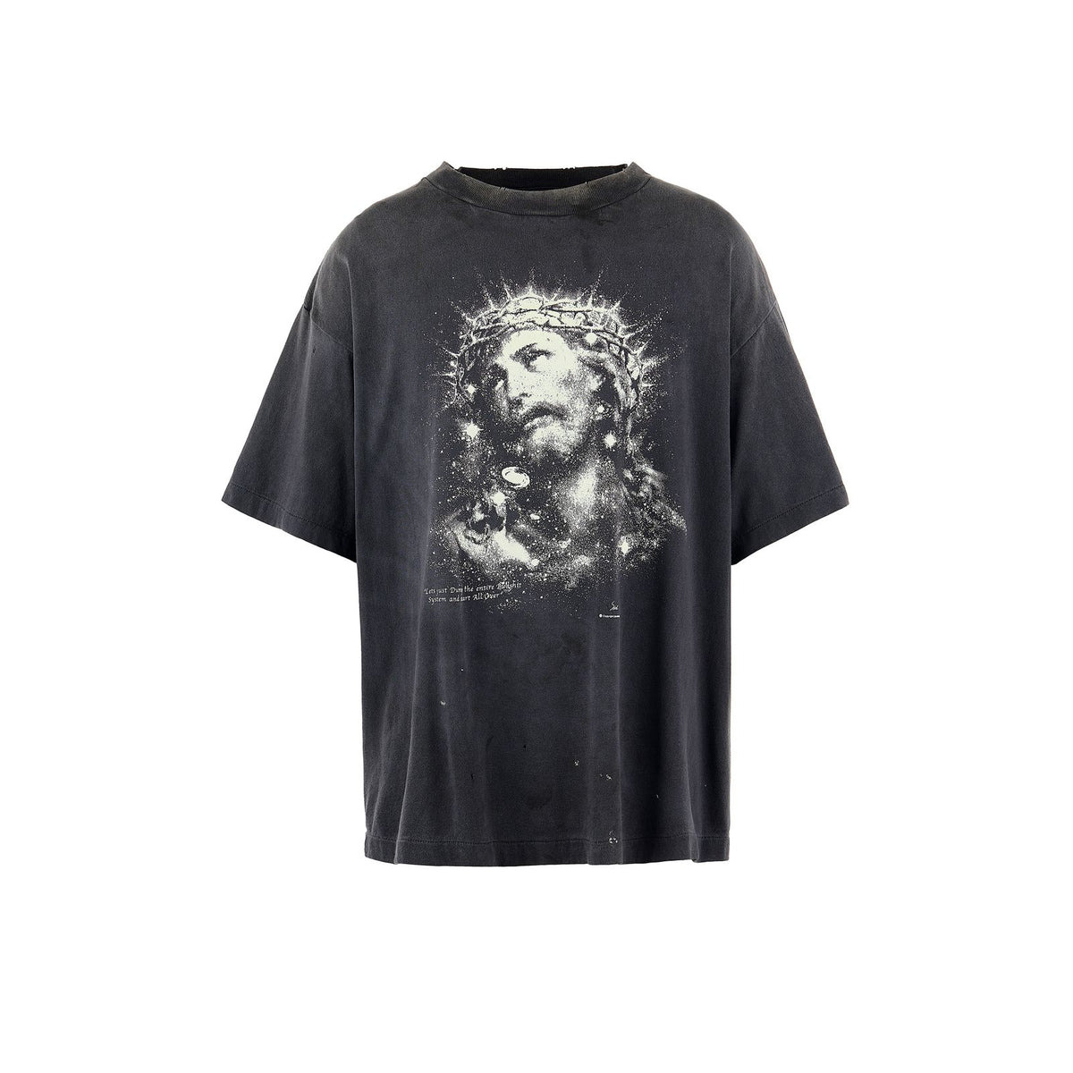 JESUS SHORT-SLEEVED TEE (BLACK) - 1